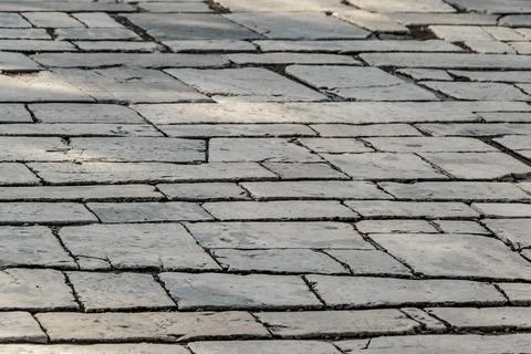 Ancient Stone Pattern, Athens, Greece Stock Photos