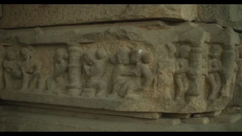 Ancient stone sculptures at Madan Kamdev archaeological site in Assam India Stock Footage 339268299