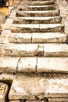 Ancient stone staircase Stock Photos