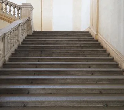 Ancient stone stairway steps Stock Photos