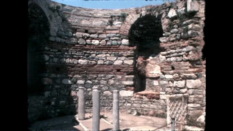 Ancient Stone Structure with Arches Video stock 277585321