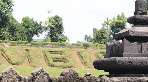 Ancient Stone Structure with Carved Details Stock Photos
