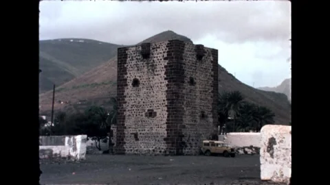 Ancient Stone Tower Stock Footage 278167264
