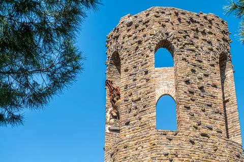 Ancient Stone Tower Stock Photos