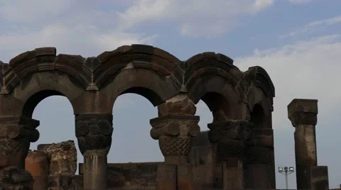 Ancient Stone Vaults Stock Footage 58676700
