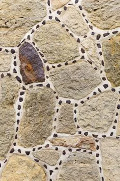 Ancient stone wall background Stock-Fotos