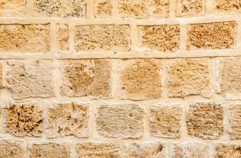 Ancient stone wall background. Stock Photos