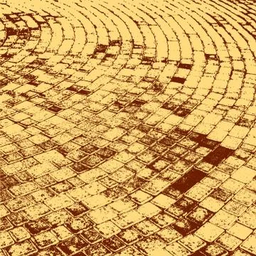 Ancient stone wall  background vector illustratuin イラスト素材