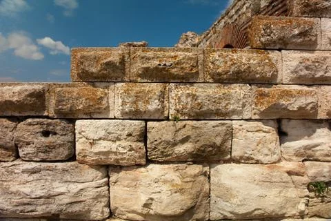 Ancient stone wall Foto stock