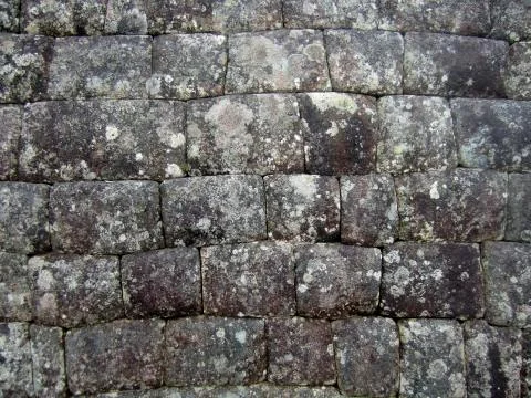 Ancient stone wall Fotos Stock