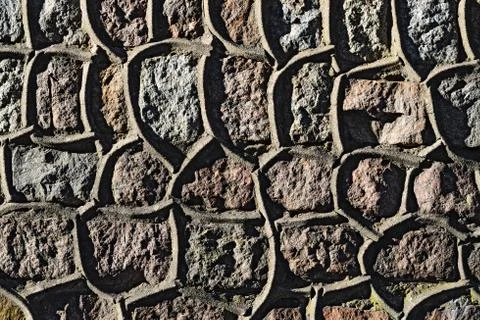 Ancient stone wall Stock Photos