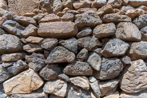 Ancient Stone Wall Texture Stock Photos