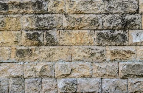 Ancient stonework. A natural stone. Stock Photos