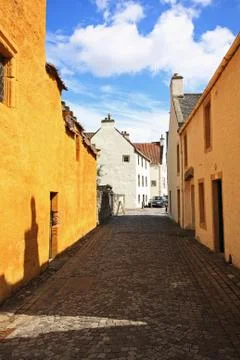 Ancient streets in culross Stock Photos