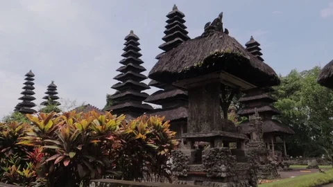 Ancient Temple in Bali. Stock Footage 115546532