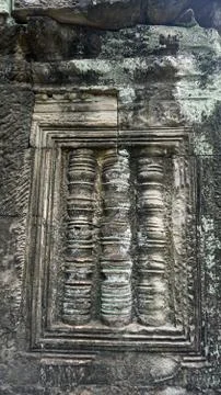  ancient temple complex of ankgor wat in cambodia Foto stock