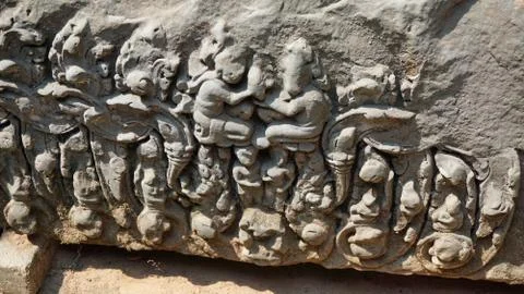  ancient temple complex of ankgor wat in cambodia Stock Photos