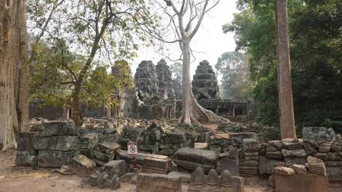  ancient temple complex of ankgor wat in cambodia Stock Photos