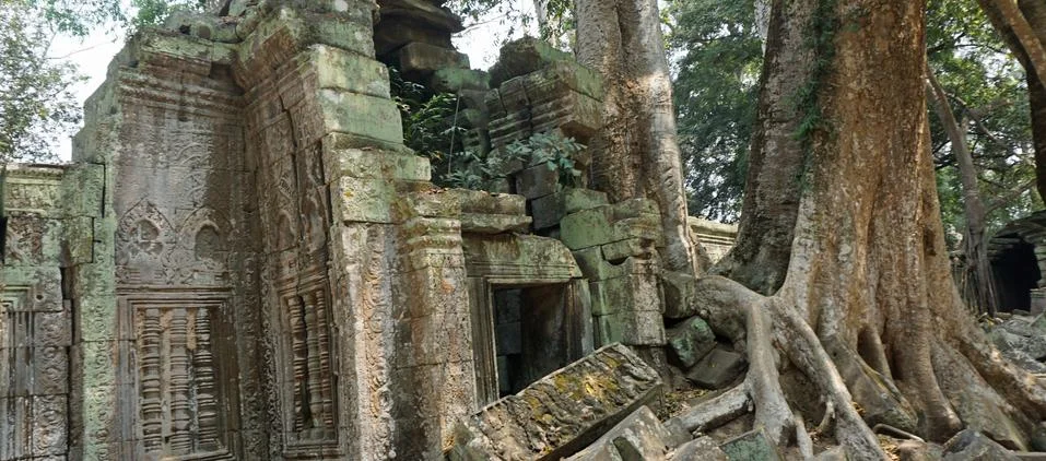  ancient temple complex of ankgor wat in cambodia Stock Photos