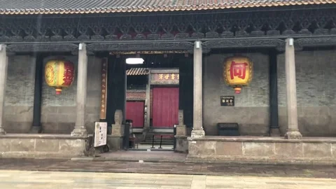 Ancient temple Stock Footage 135666636
