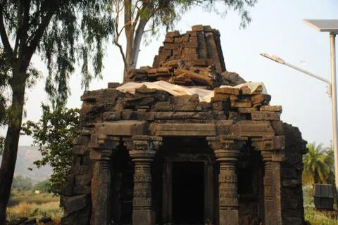 Ancient temple in India Stock Photos