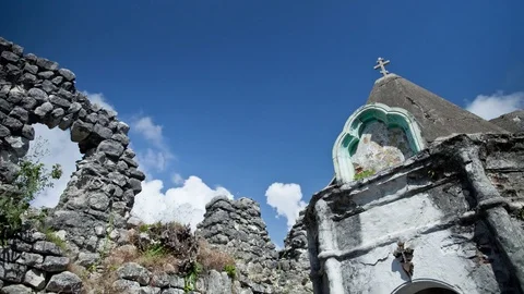 Ancient temple ruines ANACOPIA Stock Footage 83756282