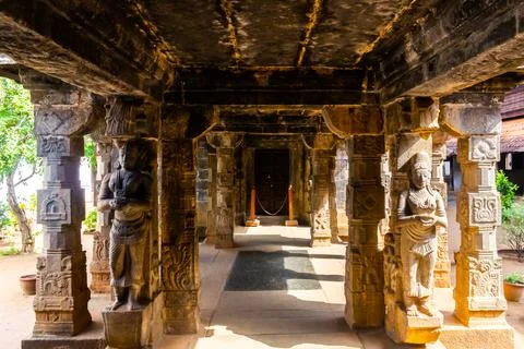 Ancient Temple Statues Stock Photos