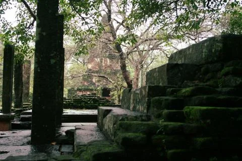 Ancient Temple Steps Stock Photos
