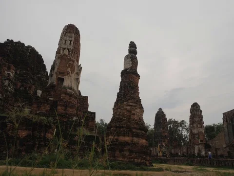 Ancient temple - Wat Muhathat Stock Footage 81135109