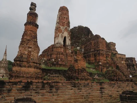 Ancient temple - Wat Muhathat Stock Footage 81135543