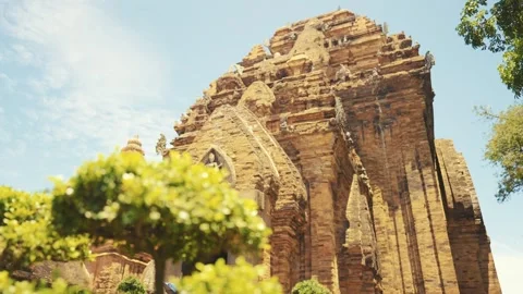 Ancient Temples A Glimpse of Timeless Architecture, where history meets beauty Stock Footage 310929555