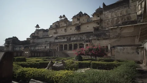 Ancient temples in India Stock Footage 111449728