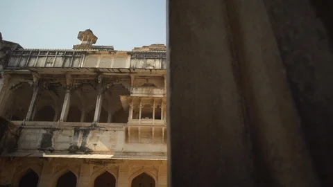 Ancient temples in India Stock Footage 111474187