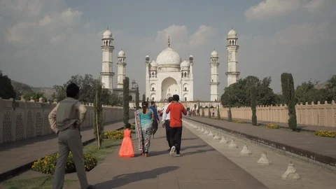 Ancient temples in India Stock Footage 111474454
