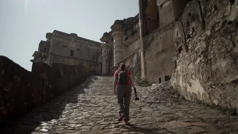 Ancient temples in India Stock Footage 111475105