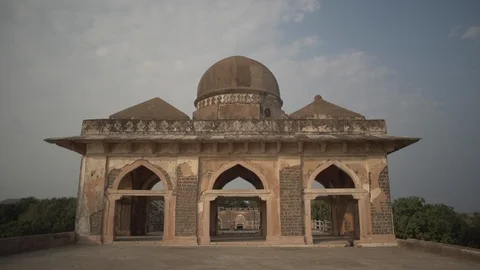 Ancient temples in India Stock Footage 111563591