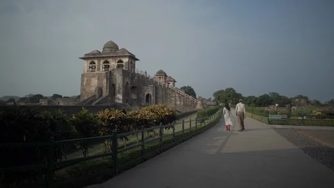 Ancient temples in India Video stock 111564290