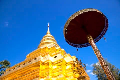 Ancient temples. Stock Photos
