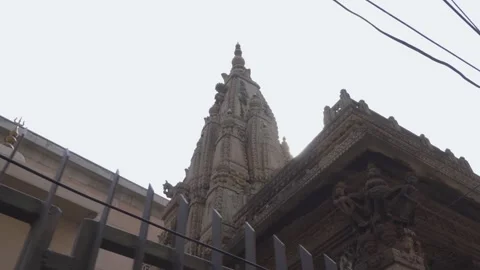 Ancient Temples in Varanasi India Video stock 266815588