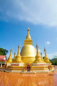 Ancient Thai temple. Stock Photos
