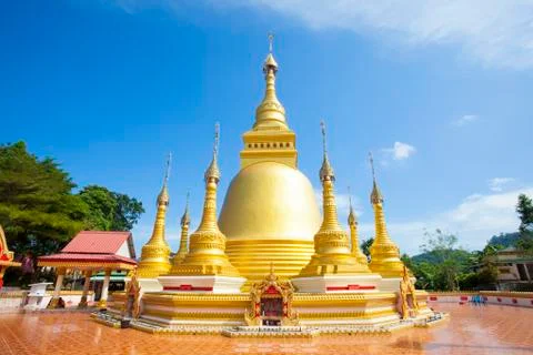 Ancient Thai temple. Stock Photos