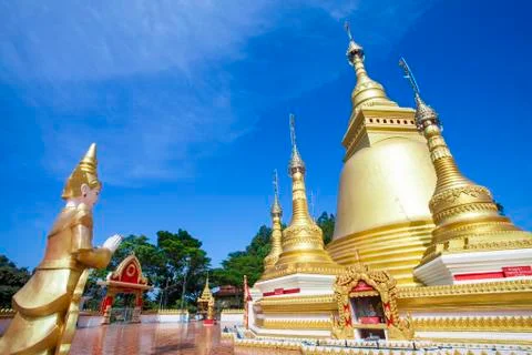 Ancient Thai temple. Stock Photos