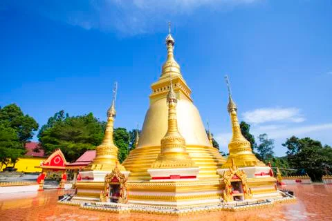 Ancient Thai temple. Stock Photos