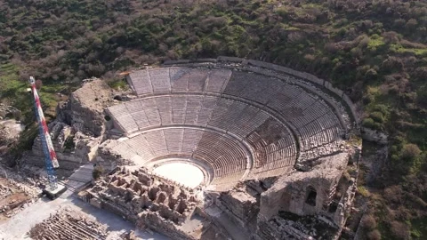 Ancient theater ephesus Stock Footage 172219270