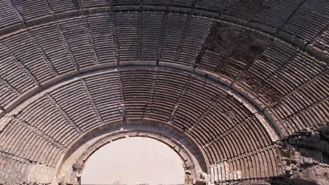 Ancient theater Stock Footage 172219398