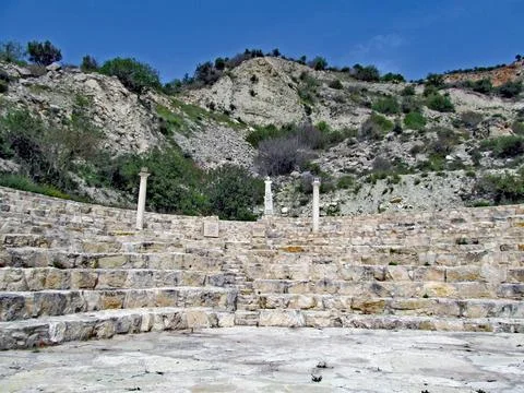 Ancient theatre Stock Photos