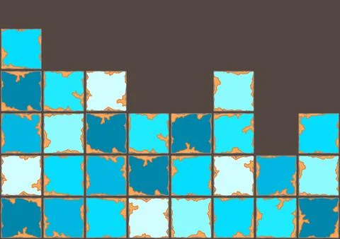 Ancient tile background. Wall or floor texture. Decorative antique stone Ilustración de archivo