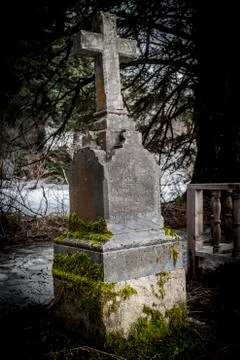 Ancient Tombstone Stock Photos