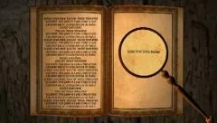 Ancient Tome Intro Animation Stock After Effects