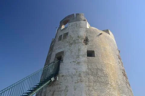The ancient tower of Chia Stock Photos